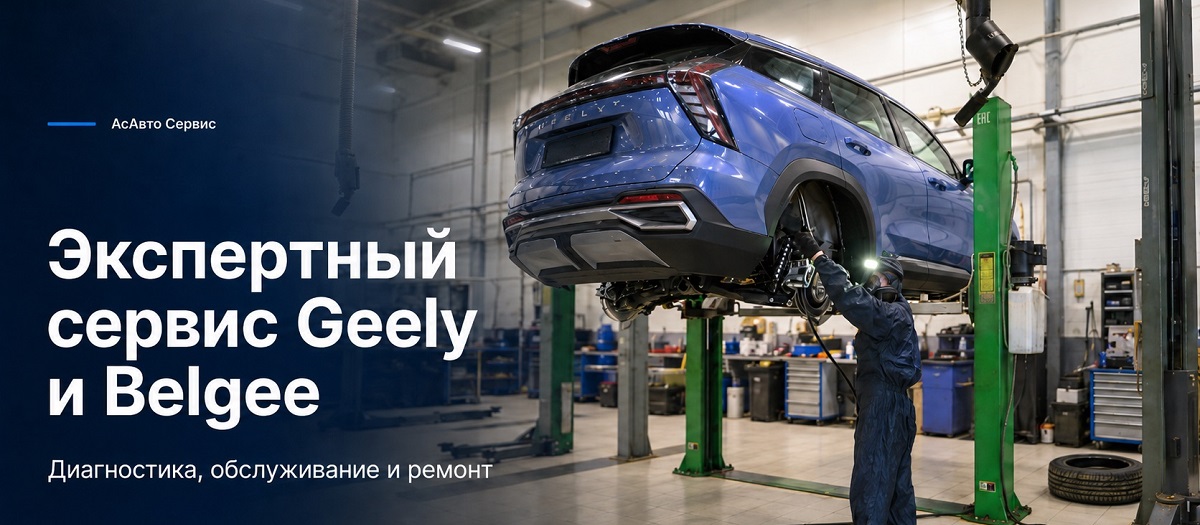 Диагностика автомобиля Geely в сервисе АсАвто